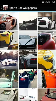 Sports Car Wallpapers android App screenshot 1